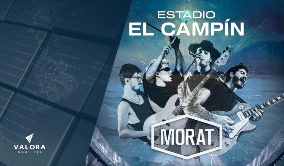 Precios de boletería para ver a Morat en El Campín de Bogotá. Imagen: cortesía TBT Live.