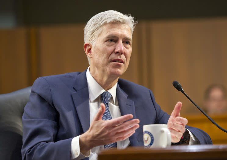 Judge Neil Gorsuch.