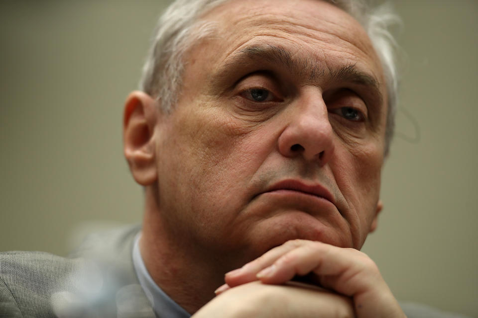 Ninth Circuit Appeals Court Judge Alex Kozinski looks on during a House Judiciary Committee hearing on March 16, 2017.
