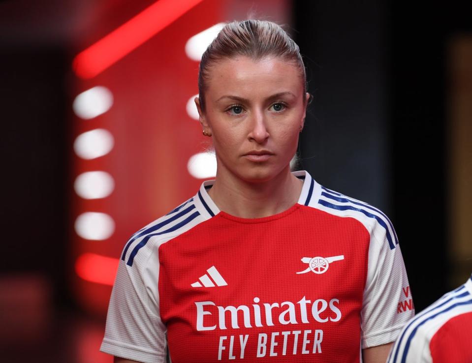New deal: England captain Leah Williamson has penned a fresh contract extension with Arsenal (Arsenal FC via Getty Images)