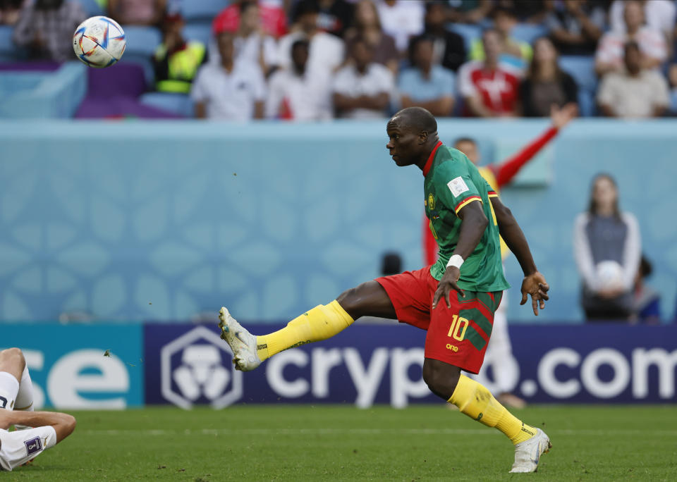 Aboubakar firmó uno de los goles más bonitos de lo que va de Qatar 2022 (Foto de: Richard Sellers/Getty Images)