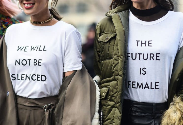 Labels und Designer haben den Feminismus für sich entdeckt. (Bild: Getty Images)