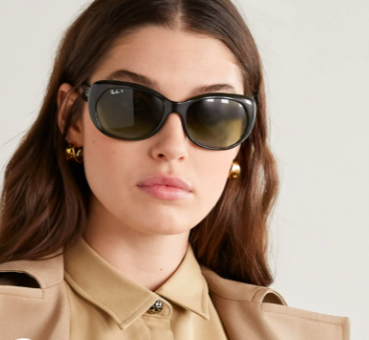 Ray-Ban round-frame tortoiseshell acetate sunglasses, 50% off, US$82.06/ Approx. SGD 114 (was US$164.11). PHOTO: NET-A-PORTER