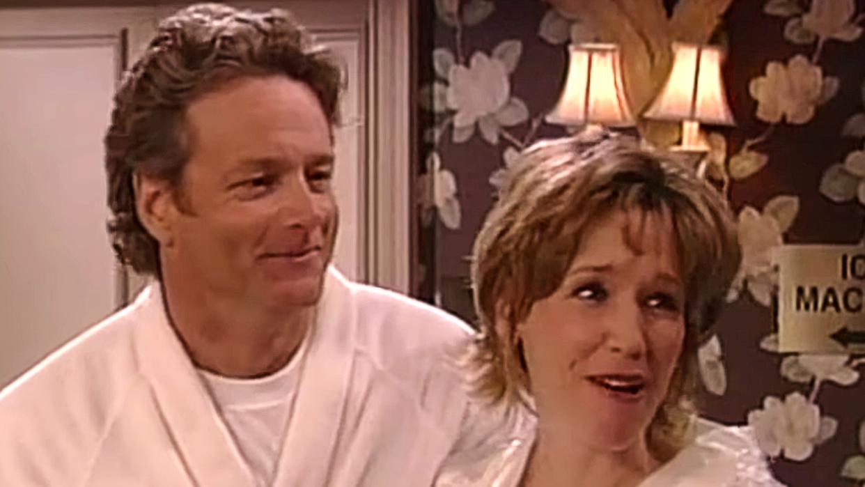  Alan and Amy Matthews at a hotel in Boy Meets World. 