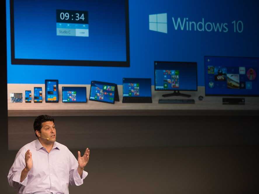 terry myerson windows 10 event