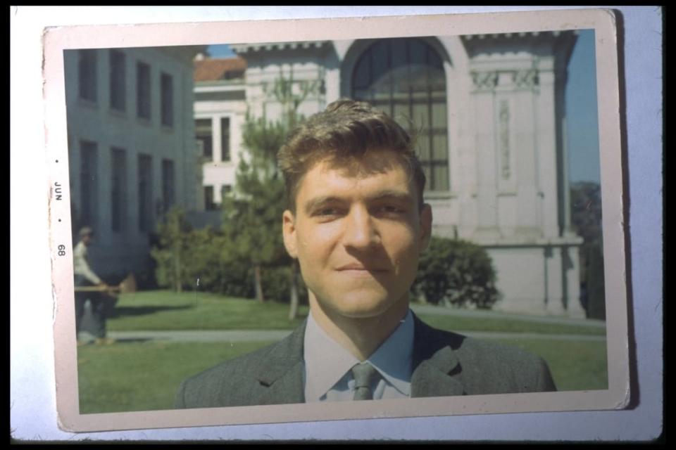 <div class="inline-image__caption"><p>Archival photo of American mathematician and Professor Ted Kaczynski, later a domestic terrorist known as the Unabomber.</p></div> <div class="inline-image__credit">Scott Manchester/Getty</div>