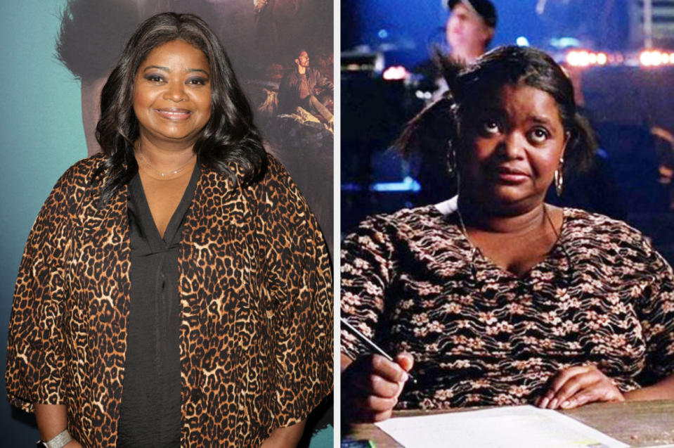 Octavia Spencer now vs. when she appeared in "Spider-Man."