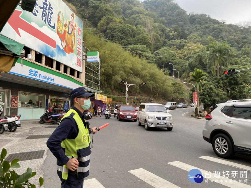 嘉義縣警局特別在元旦3天連假，加強各項交通疏導管制措施／警方提供