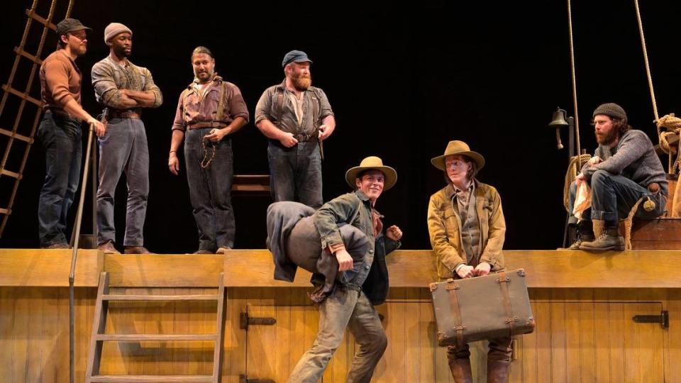 Playwright John Logan told a podcast his inspirations for the shipwreck survival saga “Swept Away” were The Avett Brothers, Herman Melville and Joseph Conrad.