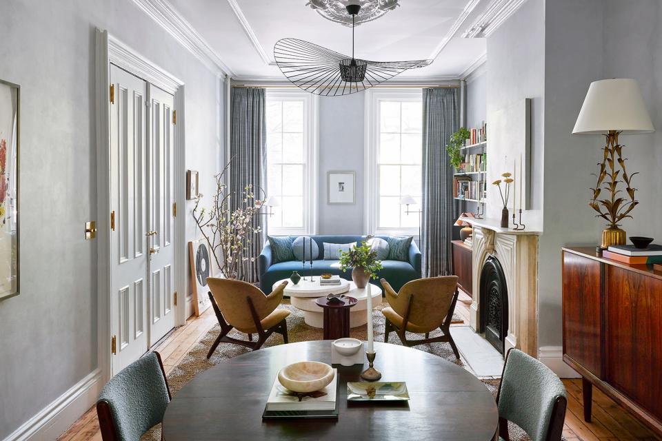 brooklyn brownstone living room