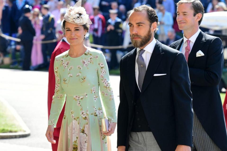 Pippa Middleton Arrives at Lady Gabriella Windsor’s Royal Wedding