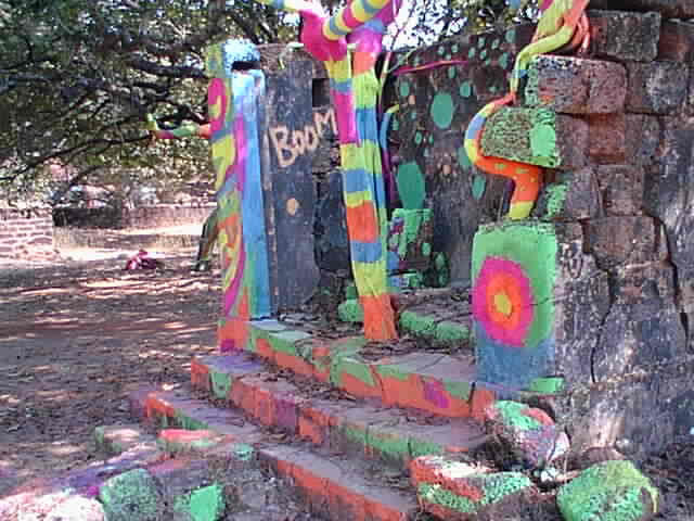 In the 1960s, a "Liberated" Goa drew many disaffected youth and hippies from the West. Photo of Hippies in Goa by Lui Godinho. 