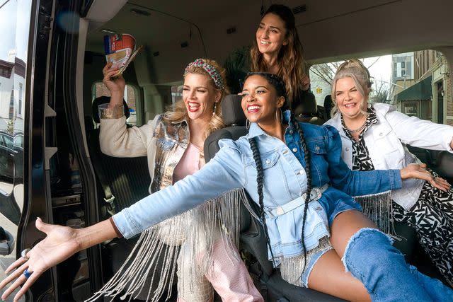 Heidi Gutman/Peacock From left: Busy Phillips, Sara Bareillis, Renée Elise Goldsberry and Paula Pell on 'Girls5eva'