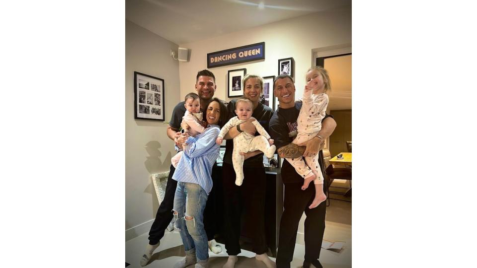 janette, aljaz, gemma and gorka with their kids