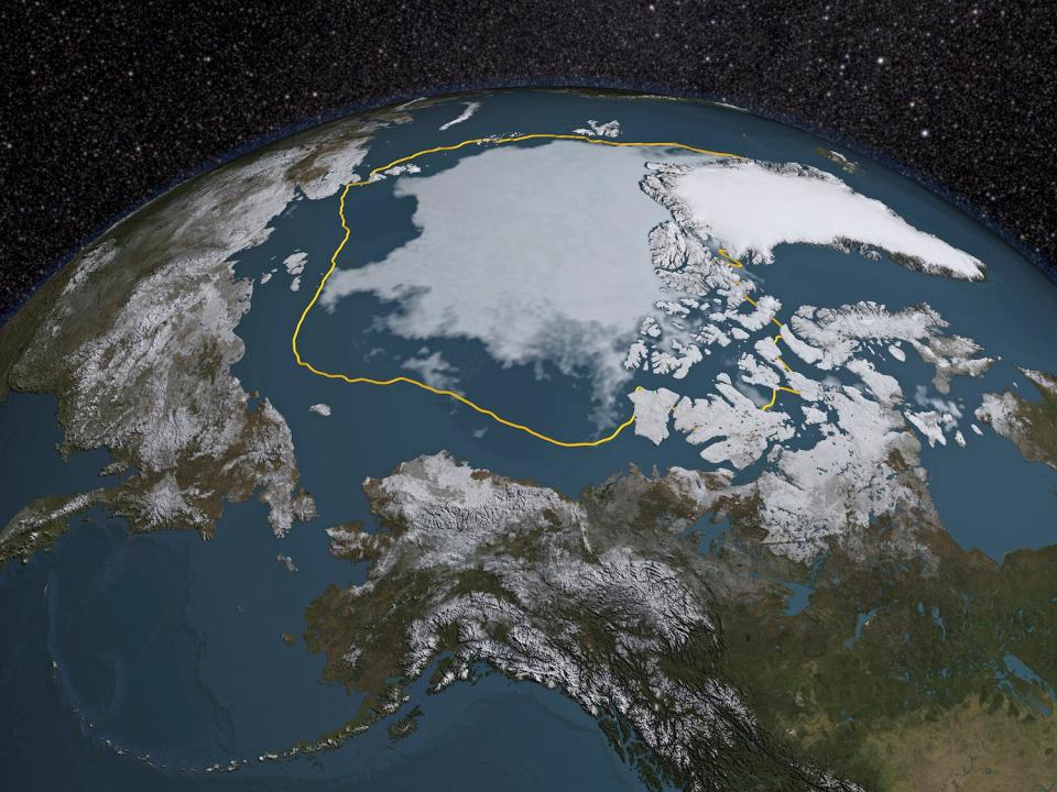 arctic sea ice melting