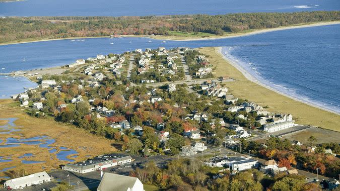 Pine Point Beach in Scarborough Maine