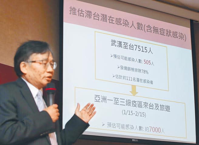 2月17日，台大公衛學院召開抗新冠肺炎疫情說明會。（王英豪攝）