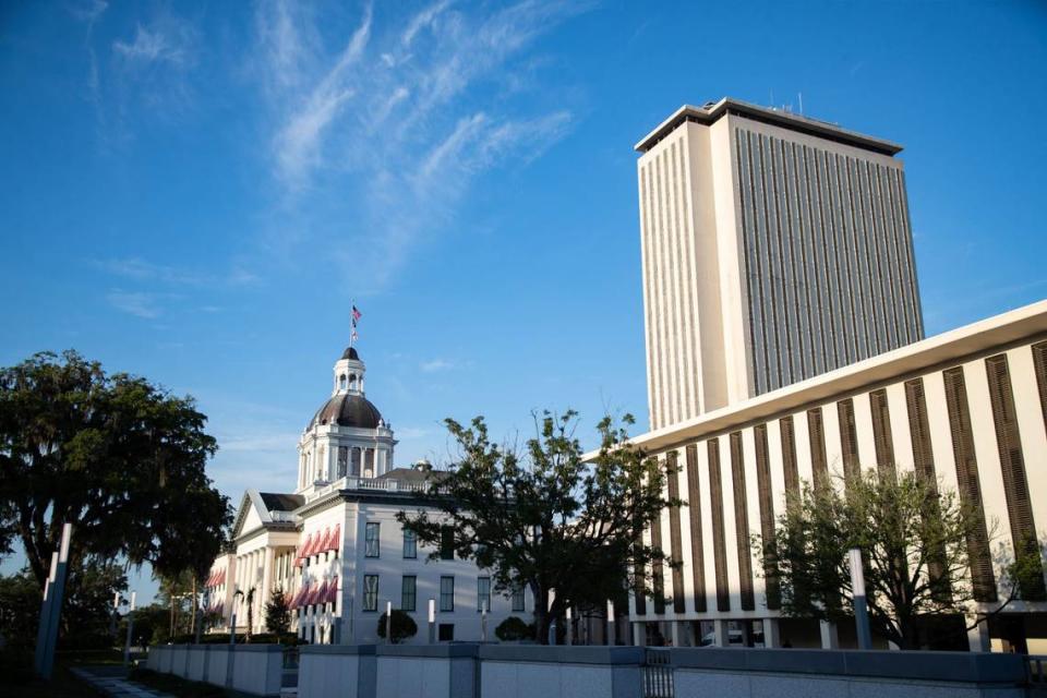 Vista del complejo del Capitolio de la Florida en Tallahassee