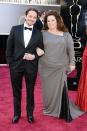 <p> The comedian wore a gray David Meister dress to the 2013 Academy Awards. Though the dress had some embellishments on the shoulder and sleeves, plus ruching in the middle, it looked washed-out. We'd love to see her in a brighter look. </p>