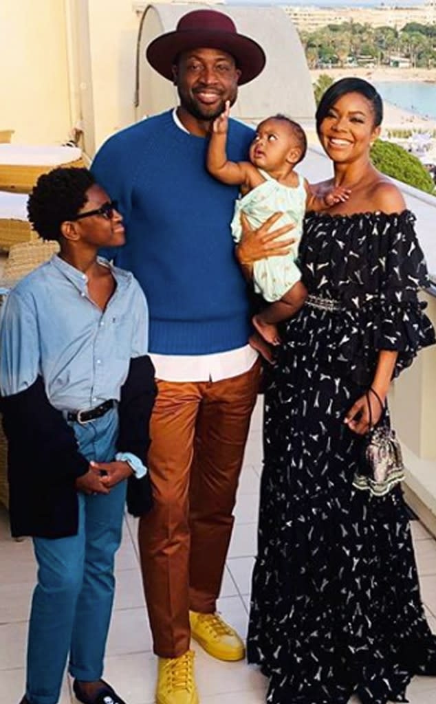 Dwyane Wade, Gabrielle Union, Family