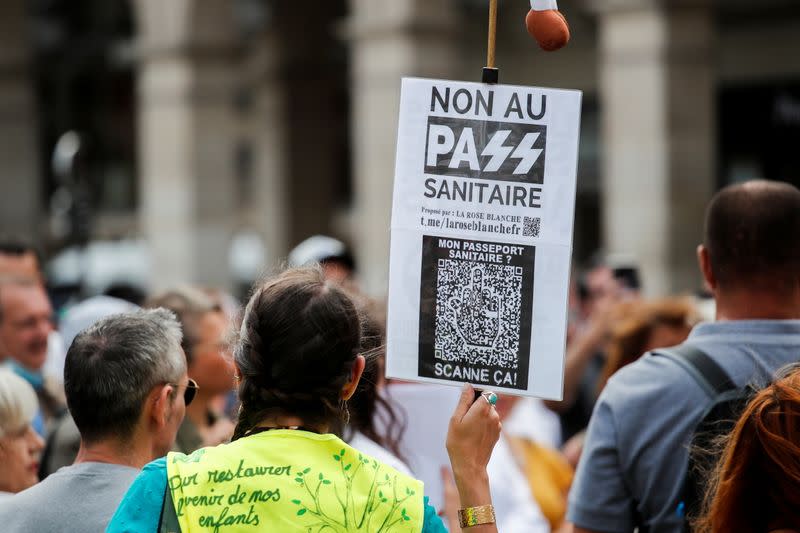 FRANCE: LE CONSEIL CONSTITUTIONNEL VALIDE L'EXTENSION DU PASS SANITAIRE