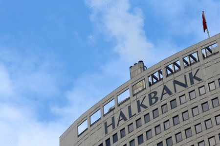 FILE PHOTO: Turkey's Halkbank headquarters are seen in Ankara December 17, 2013. REUTERS/Umit Bektas/File Photo