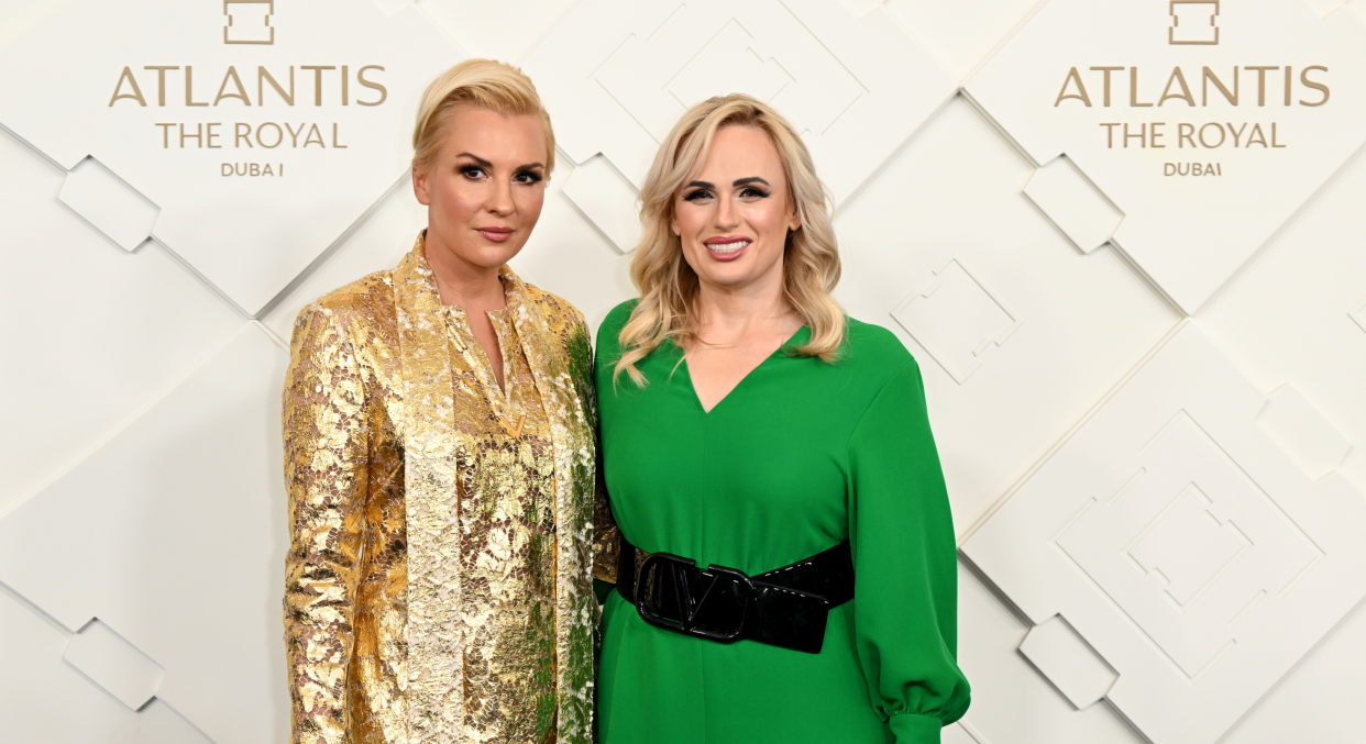 Ramona Agruma and Rebel Wilson attend the Grand Reveal Weekend for Atlantis The Royal, Dubai's new ultra-luxury hotel on January 21, 2023 in Dubai, United Arab Emirates