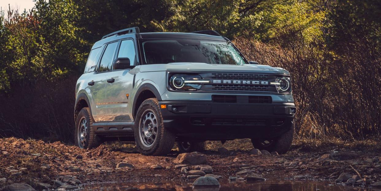 ford bronco sport badlands in cactus gray