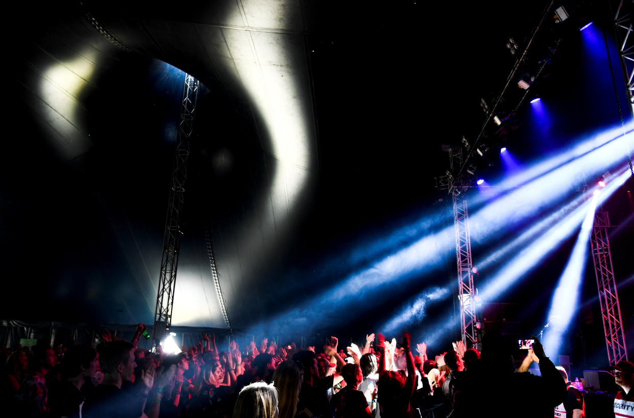 The audience dances during Sweden's Bravalla Festival in Norrkoping on June 29. The festival's organizer said Saturday that next year's event would be canceled in light of several reports of sexual&nbsp;violence at this year's gathering. (Photo: Reuters)