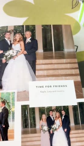 <p>tiktok</p> Niki Noblett Hunt's wedding album