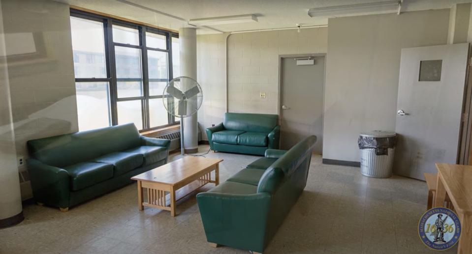 A room at Joint Base Cape Cod.
