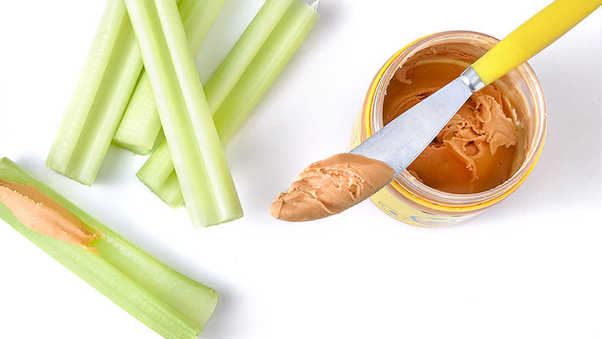 Peanut butter celery