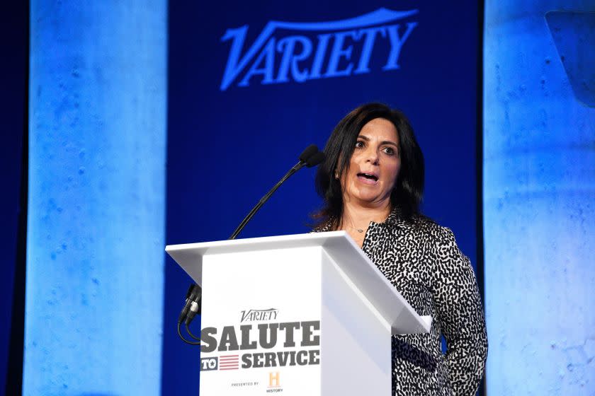 Mandatory Credit: Photo by Clint Spaulding/Variety/Shutterstock (10467942cc) Barbara Fedida Variety's Salute to Service presented by History Channel, New York, USA - 06 Nov 2019