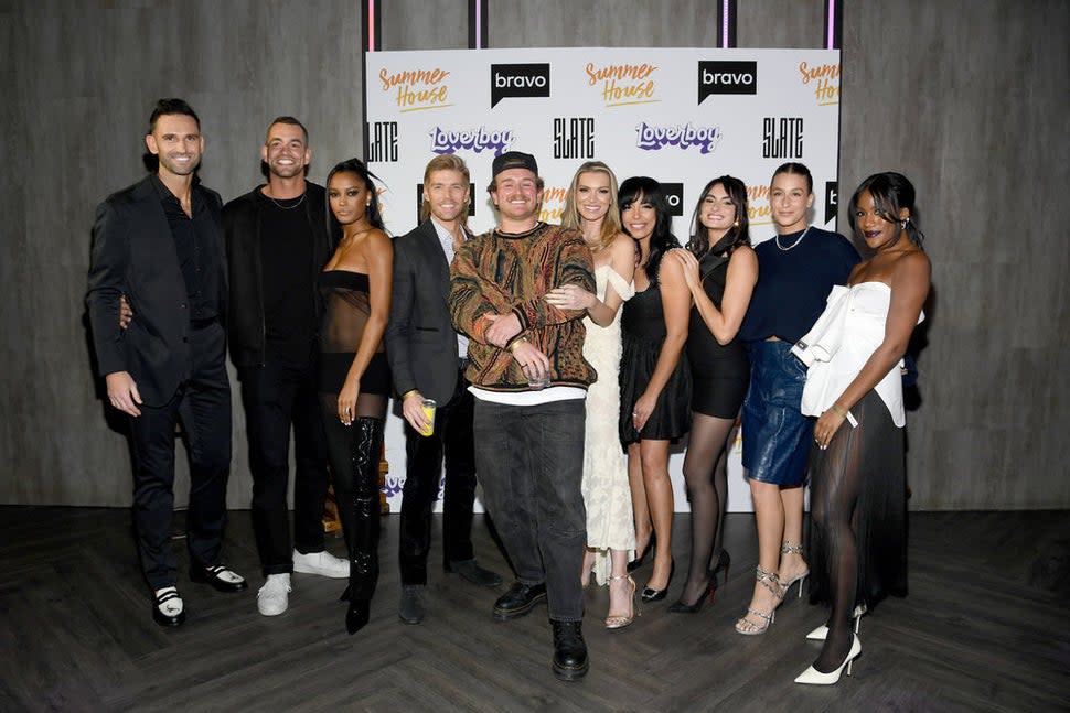 The cast of Bravo's 'Summer House' pose together at the season 8 premiere party in New York City.
