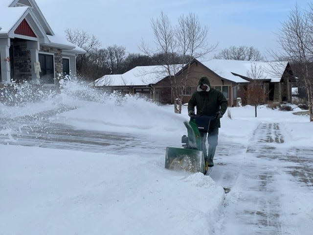 Barry Romitti of Ames said Thursday it was "every bit as cold" as it had been when he was stationed in Fairbanks, Alaska, with the Air Force during winters years ago.