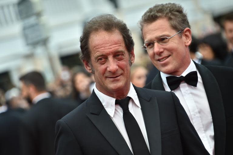 French actor Vincent Lindon arrives for the closing ceremony of the Cannes Film Festival