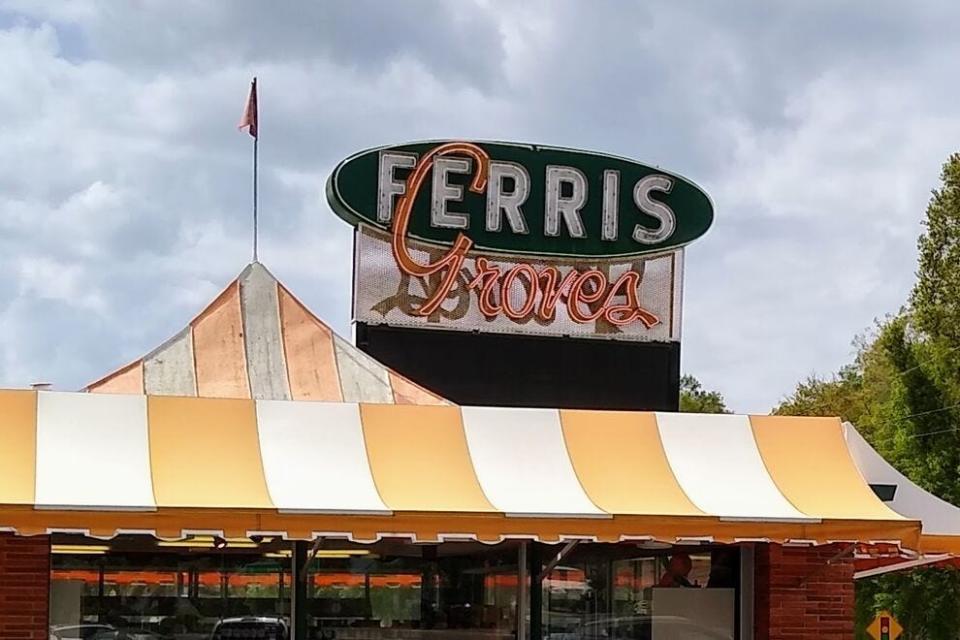 The Ferris Groves produce stand is located in Floral City