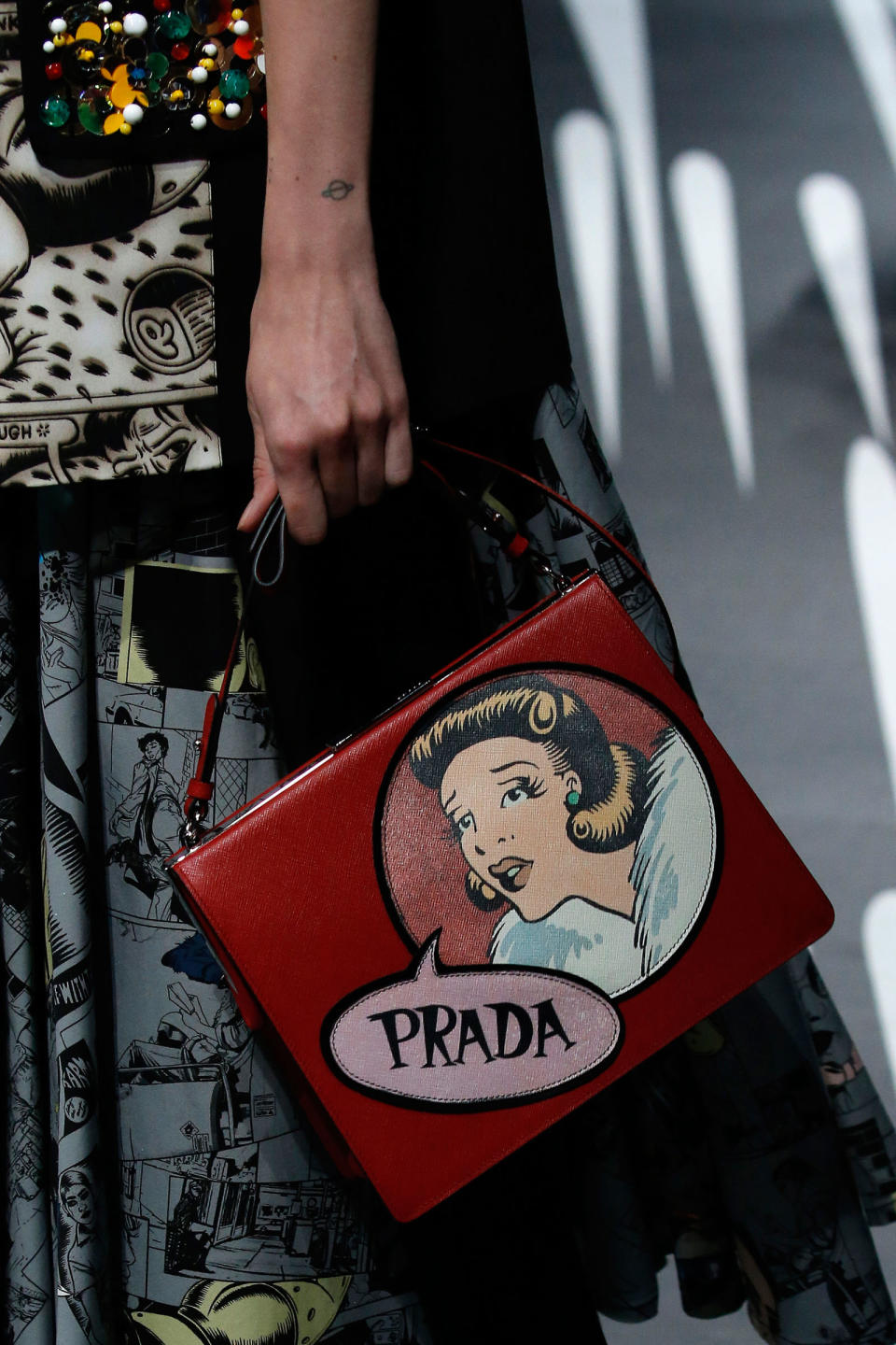 Prada cartoon bag