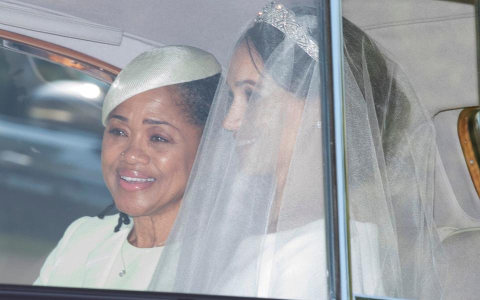 Meghan Markle and her mother, Doria, on their way to Windsor - Copyright Â©Heathcliff O'Malley , All Rights Reserved, not to be published in any format without p