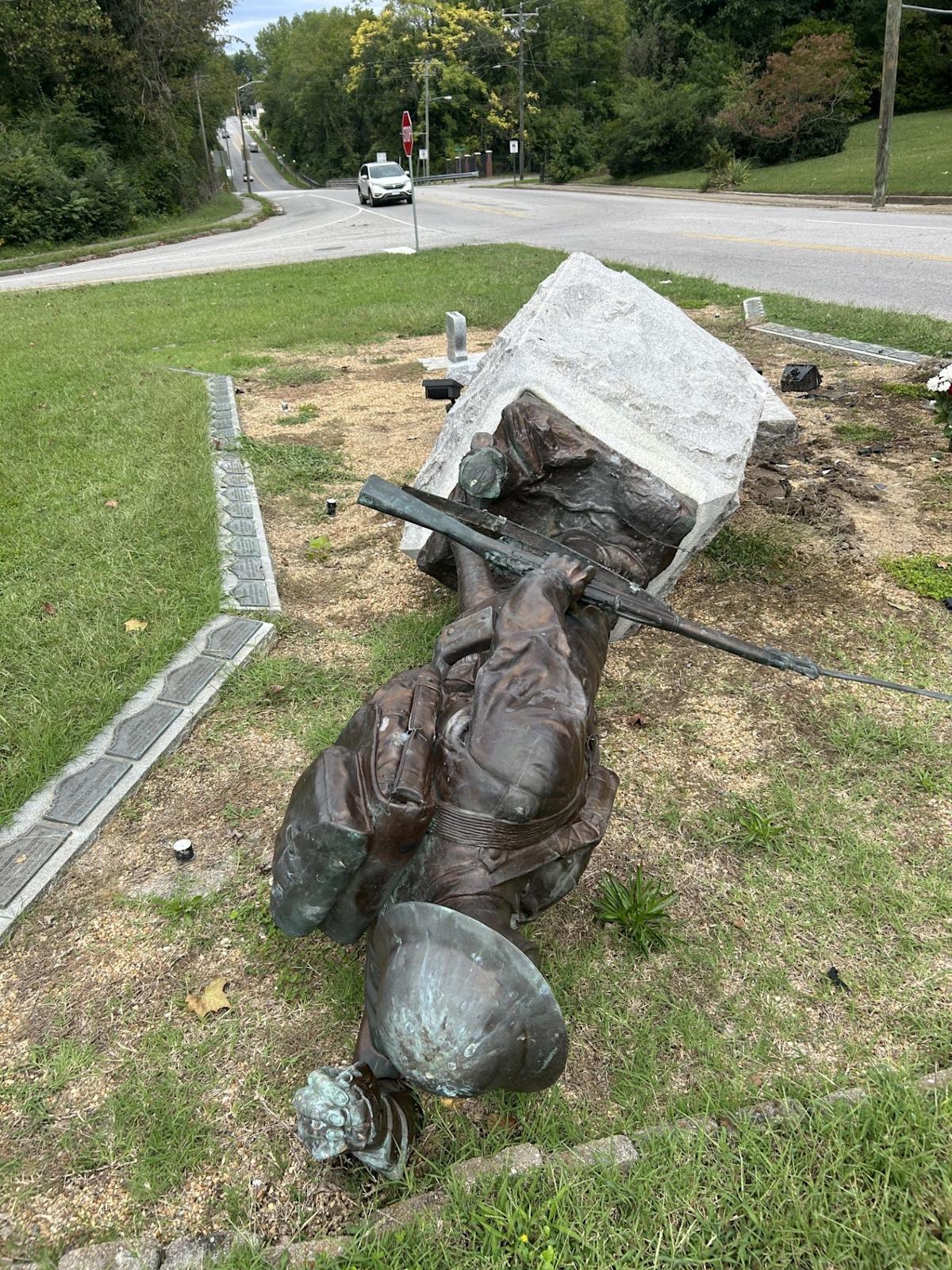Petersburg's 15th murder victim involved in crash that toppled statue