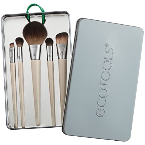 elf Ultimate Makeup Brush Set & Travel Roll, 17-Piece Brush Kit, Brushes  For Eyeshadow, Foundation, Powder, Concealer & more, Vegan & Cruelty-free