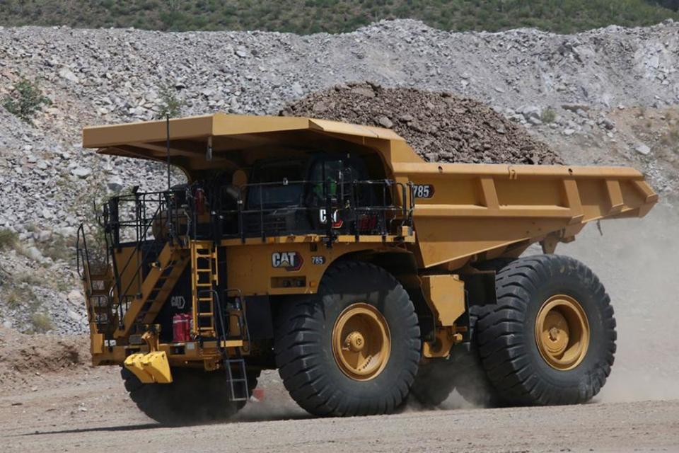 The type of mining dumper truck pictured