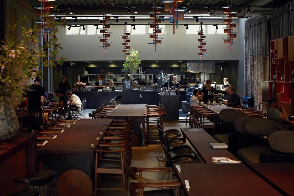 The brooding atmosphere at Sticks ‘n’ Sushi (Press)