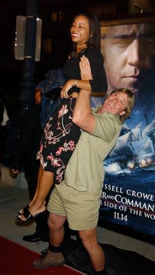 Steve Irwin at the LA premiere of 20th Century Fox's Master and Commander: The Far Side of the World