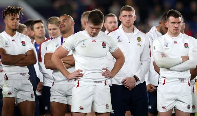 England lost 32-12 in last autumn's World Cup final