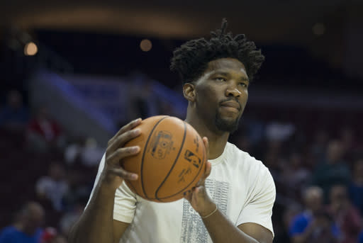 Joel Embiid has played 31 games since being drafted in 2014. (Getty Images)