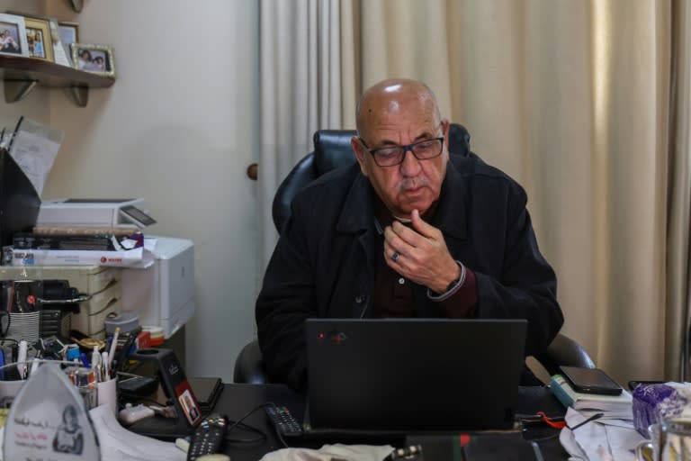 Walid al-Omari, head of Al Jazeera's offices in Israel and the occupied Palestinian territories (Zain JAAFAR)