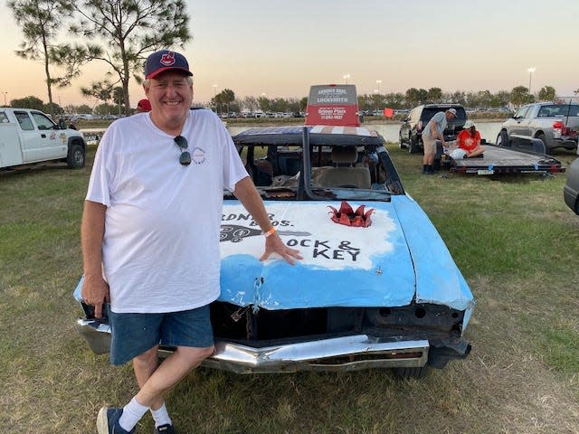 Fort Pierce locksmith Rob Gardner couldn't let his father's old station wagon, lovingly known as "Pop's Wagon," go out to pasture without one final demolition derby battle.