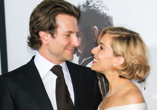 Sienna Miller and Bradley Cooper