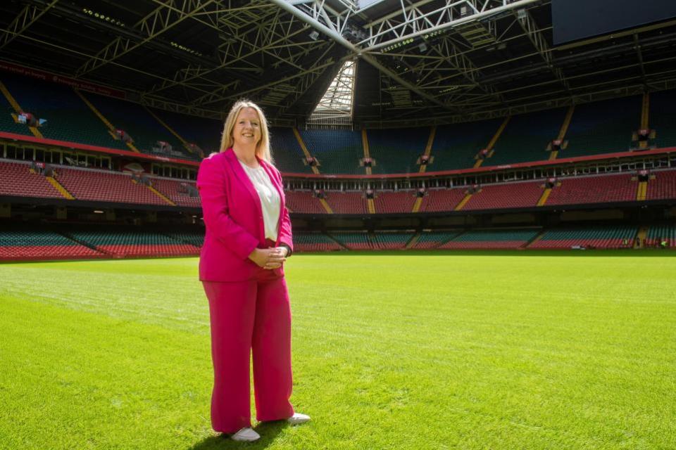 South Wales Argus: Abi Tierney, pictured when appointed by the WRU